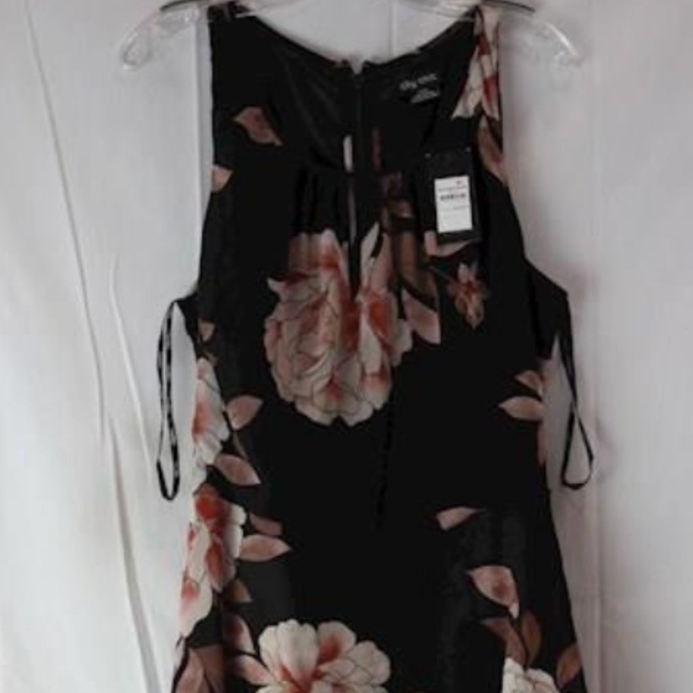 CITY CHIC Trendy Plus Size Imperial Bloom Maxi Dress S